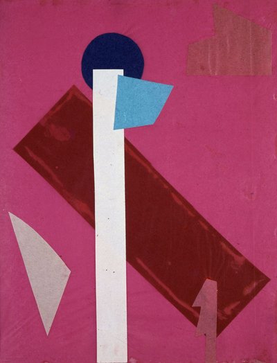 Universele Oorlog: Collagewerk door Olga Rosanova, januari 1916 door Olga Wladimirowna  Rosanowa
