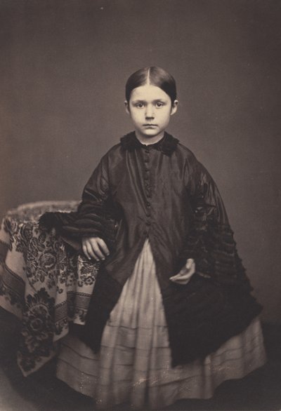 Portret van een meisje,c. 1857 (foto) door Oliver H. Willard