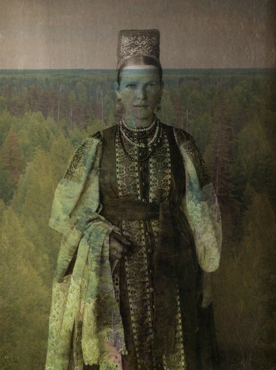 Russkie krasavitsy, 2024 (digitale gemengde techniek) door Olivia Gozzano