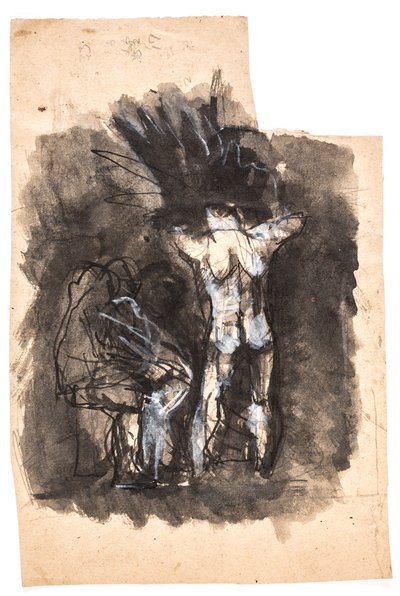 Studie voor "Daedalus en Icarus" door Oluf Hartmann