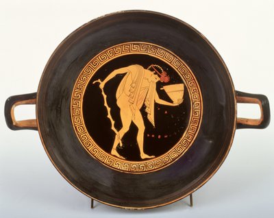 Attische roodfigurige kylix, 500-480 v.Chr. door Onesimos Painter
