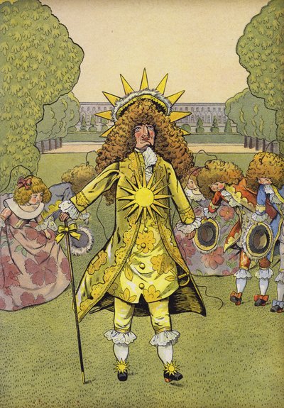 Koning Lodewijk XIV, De Zonnekoning, Paleis Van Versailles door Onfray de Breville Job