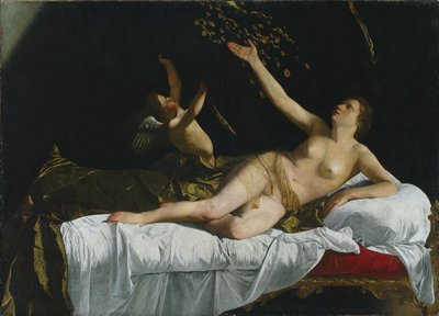 Danaë door Orazio Gentileschi