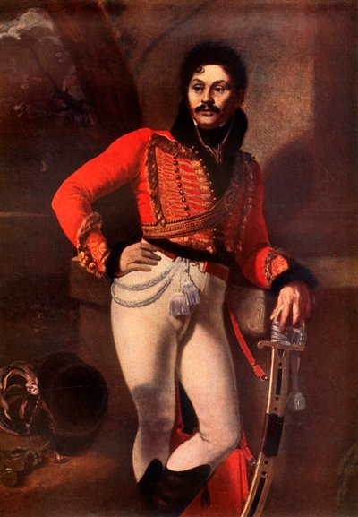 Portret van Denis Davydov, ca. 1811, 1939 door Orest Adamovich Kiprensky