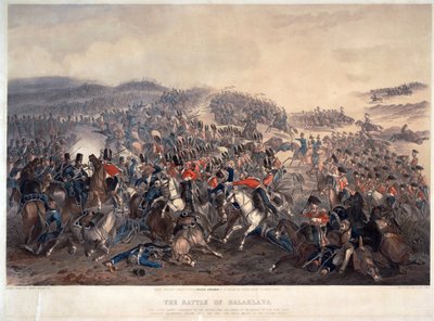 De slag bij Balaclava op 25 oktober 1854 door Orlando Norie