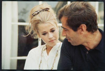 Jane Fonda en Roger Vadim door Orlando Suero