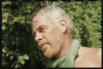 Lee Marvin op de set van 