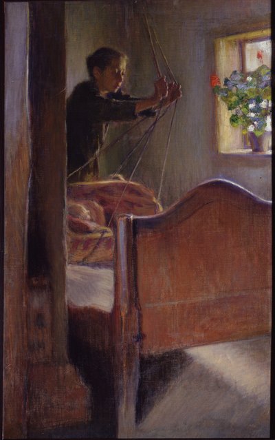 De wieg door Osip Emmanuilovich Braz