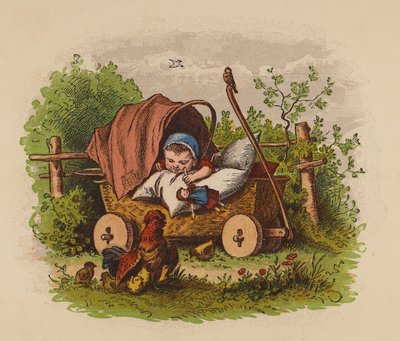 Baby in kinderwagen door Oskar Pletsch