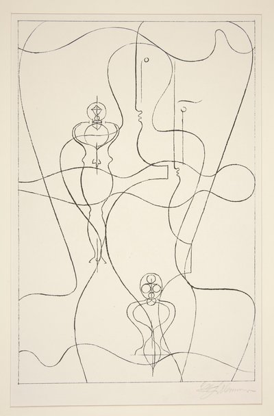 Abstractie door Oskar Schlemmer