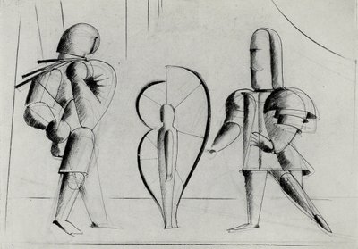 Van Het Podium bij het Bauhaus Die Bühne im Bauhaus door Oskar Schlemmer