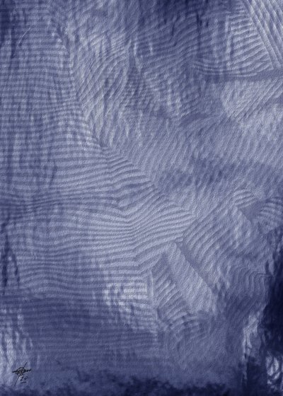 Rustige indigo golven door Osvaldo Russo