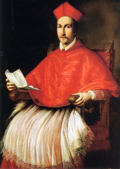 Portret van kardinaal Francesco Barberini door Ottavio Leoni