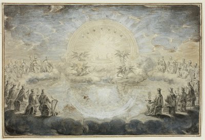 Scène uit Openbaringen door Ottmar Elliger the Younger