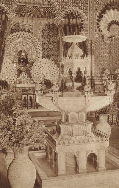 Moorse kiosk, nabij het Beierse koningskasteel Linderhof door Otto Ballerstedt