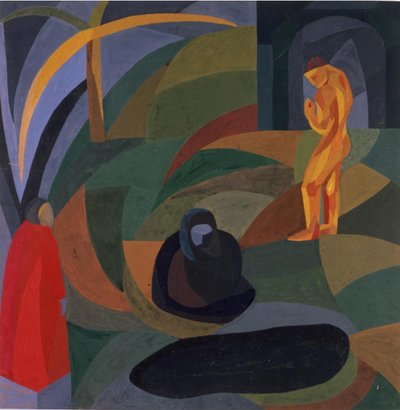 Compositie met drie figuren, 1911-1941 door Otto Freundlich