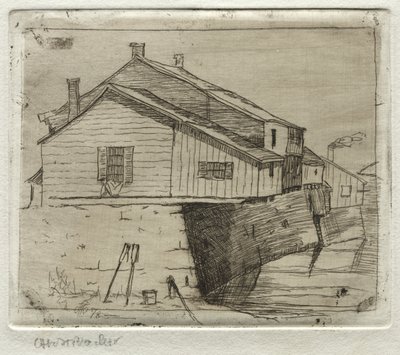 Huisjes, Cleveland, 1878 door Otto H. Bacher