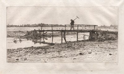 Voetbrug, Worth, 1879 door Otto H. Bacher