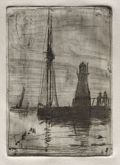 Rivierpier, 1878 door Otto H. Bacher