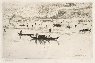 Laguna Veneta door Otto Henry Bacher