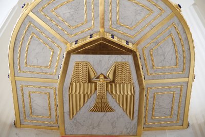 Heilige Geest Am Steinhof kerk, Wenen, Oostenrijk door Otto Wagner
