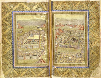 Gezichten op Mekka en Medina, c.1794-5 door Ottoman School