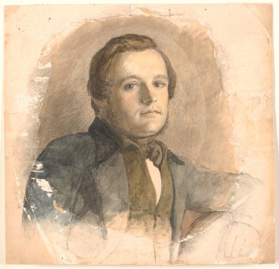 Mannenportret. Wordt aangegeven als lid van de familie From. door P.C. Skovgaard