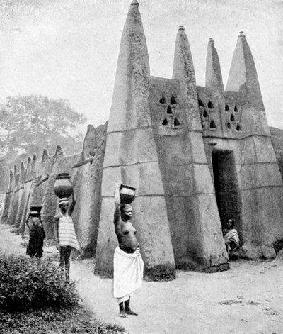 Ashanti-architectuur, Ghana, 1922 door P. A. McCann