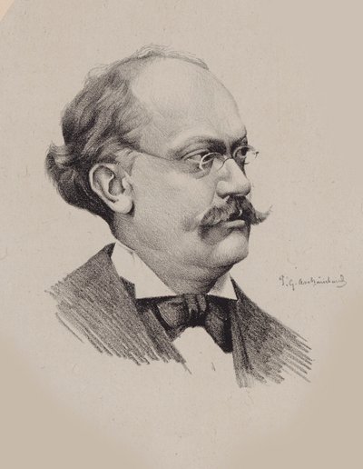 Portret van de Componist Charles Lecocq 1832-1918 door P. G. Archainbaud