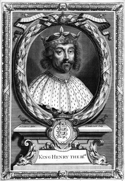 Koning Hendrik III van Engeland door P. Vanderbanck
