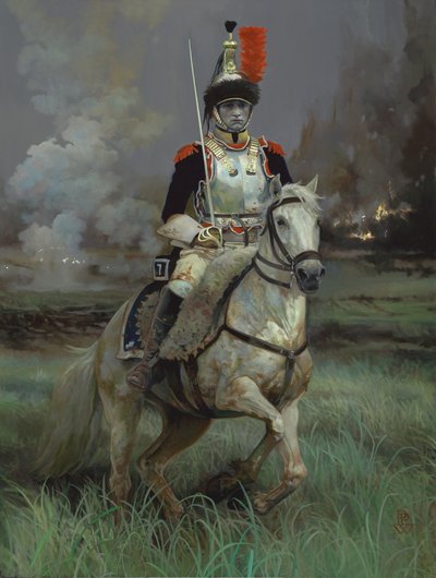 Cuirassier, 2016 (olieverf op doek) door Pamela Patrick White