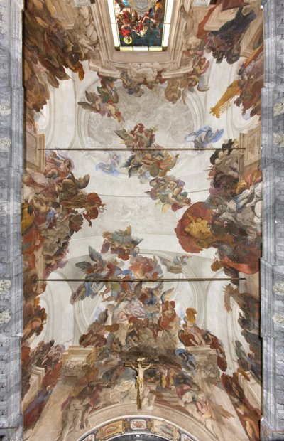 Gewelf met fresco