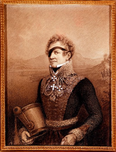 Adam Adalbert, graaf van Neipperg Generaal en Oostenrijks diplomaat (tekening) door Paolo Toschi