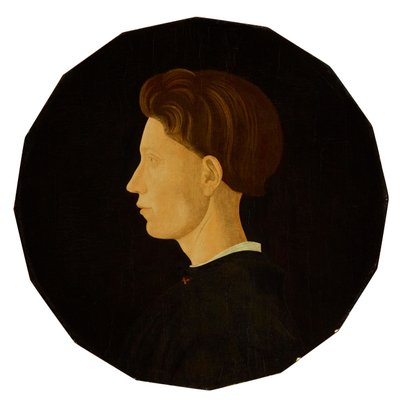 Portret van een jonge man door Paolo Uccello
