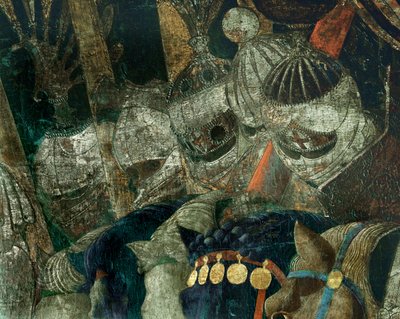 De Slag bij San Romano tussen Florence en Siena in 1432 ... door Paolo Uccello