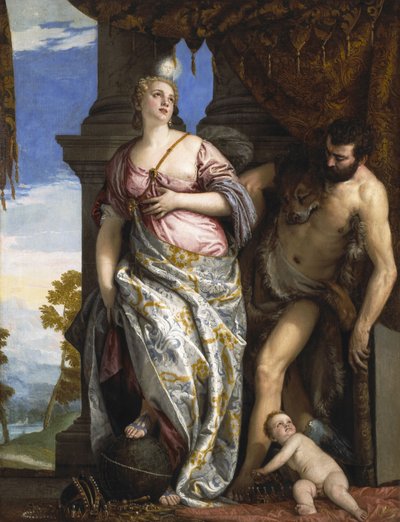 Allegorie van wijsheid en kracht door Paolo Veronese