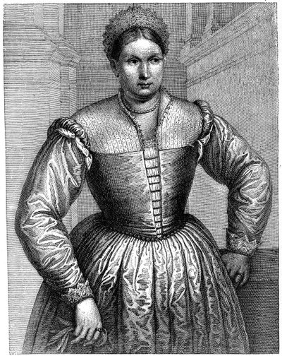 De verpleegster van de Medici-familie door Paris Bordone