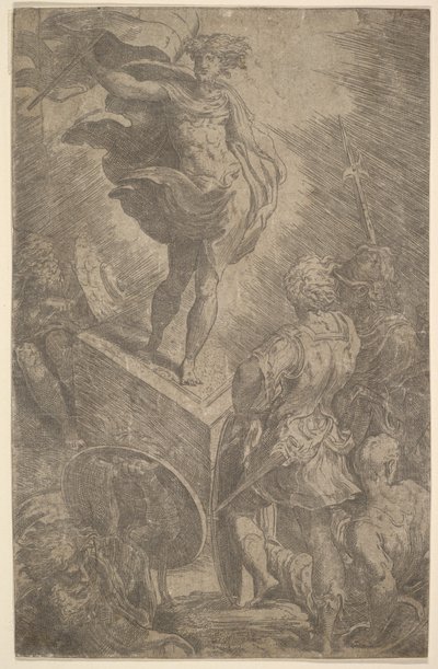 Wederopstanding door Parmigianino