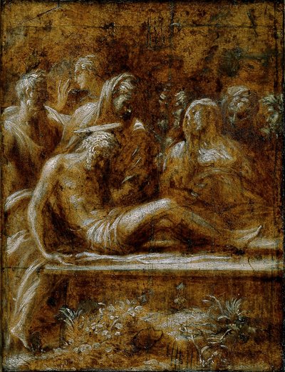 De graflegging van Christus door Parmigianino