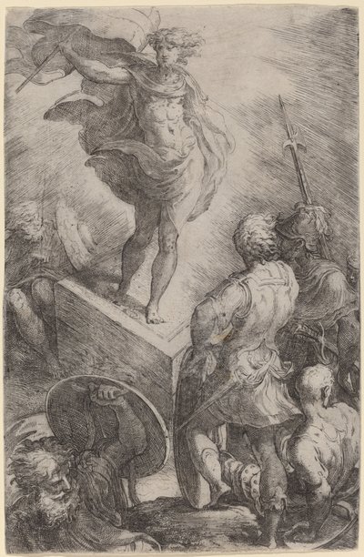 De Opstanding van Christus door Parmigianino
