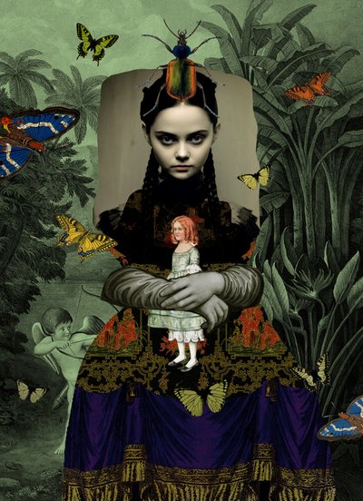 Surrealistische junglevrouw door Pascal Bouchet-Spiegel
