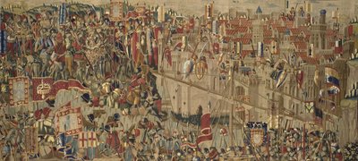 De Pastrana Wandtapijten, vervaardigd in Tournai, waarschijnlijk uit de werkplaats van Passchier Grenier, ca.1471 - 1475 (wandtapijt) door Pasquier (workshop of) Grenier