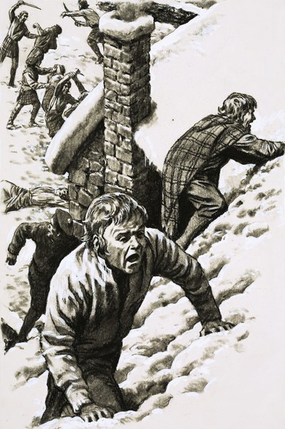 Ongeïdentificeerde Schotse veldslag door Pat (1907-95) Nicolle