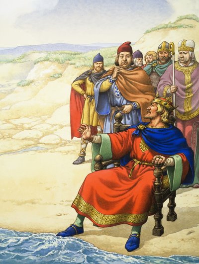 Wat is er echt gebeurd Heeft Canute zijn voeten nat gemaakt door Pat (1907-95) Nicolle