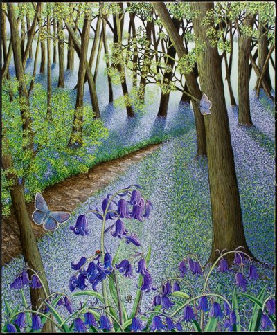 Een frisse start, 2011 (acryl op callico) door Pat Scott
