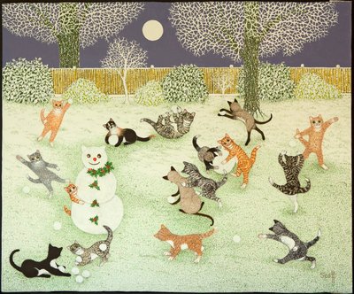Schuurbestorming, 2011 (acryl op calico) door Pat Scott