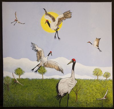Herauten van de lente, 2016 door Pat Scott