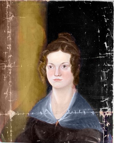 Portret van de Bronte-zusters (detail) door Patrick Branwell Bronte