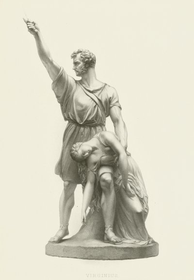 Virginius en zijn dochter door Patrick MacDowell