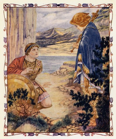 Perseus en Kwikzilver door Patten (after) Wilson